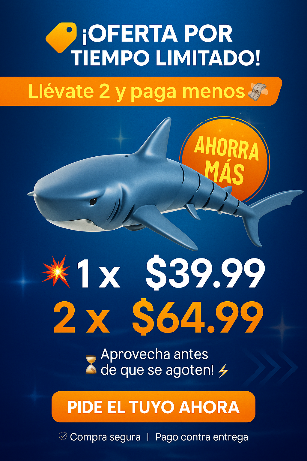 AquaShark – El Tiburón a Control Remoto más Realista del 2025