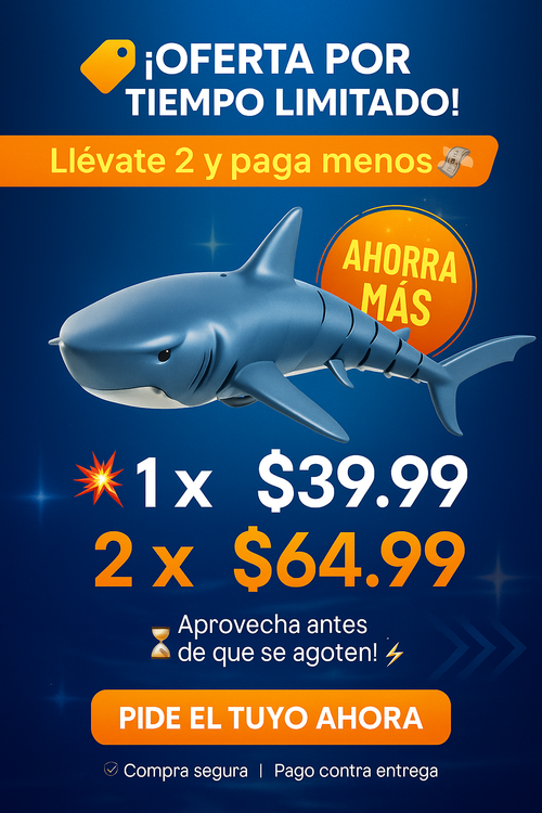 AquaShark – El Tiburón a Control Remoto más Realista del 2025